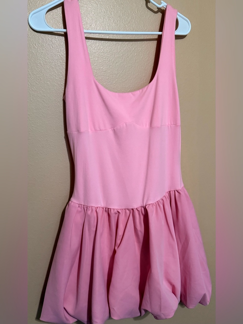 Bubble Mini Dress - Pink